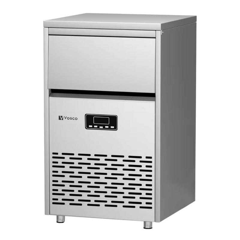 Vosco VSC-45/S Hazneli Küp Buz Makinesi, 45 kg/gün Kapasiteli